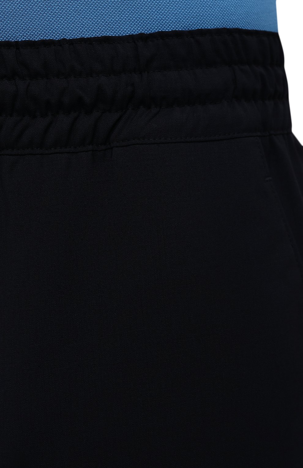 Шерстяные шорты PRADA темно-синего цвета по цене 82000 руб., арт. SPG68-1RII-F0008-191, фото 5 Шерстяные шорты PRADA, арт. SPG68-1RII-F0008-191, фото 5