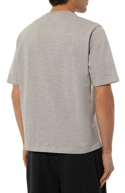 Хлопковая футболка AMI, арт. P24_UT.S024/7260, фото 4