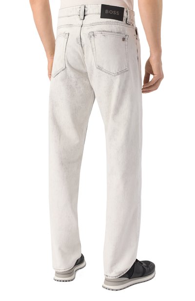 Джинсы BOSS ORANGE белого цвета по цене 23950 руб., арт. 50538761, фото 4 Джинсы BOSS ORANGE, арт. 50538761, фото 4