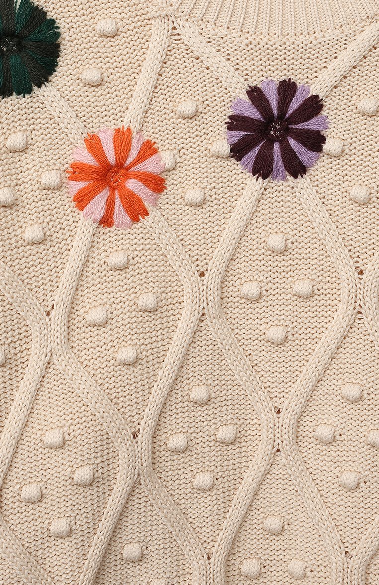 Хлопковый пуловер MONCLER, арт. H1-954-9C000-02-M1367/12-14A, фото 3