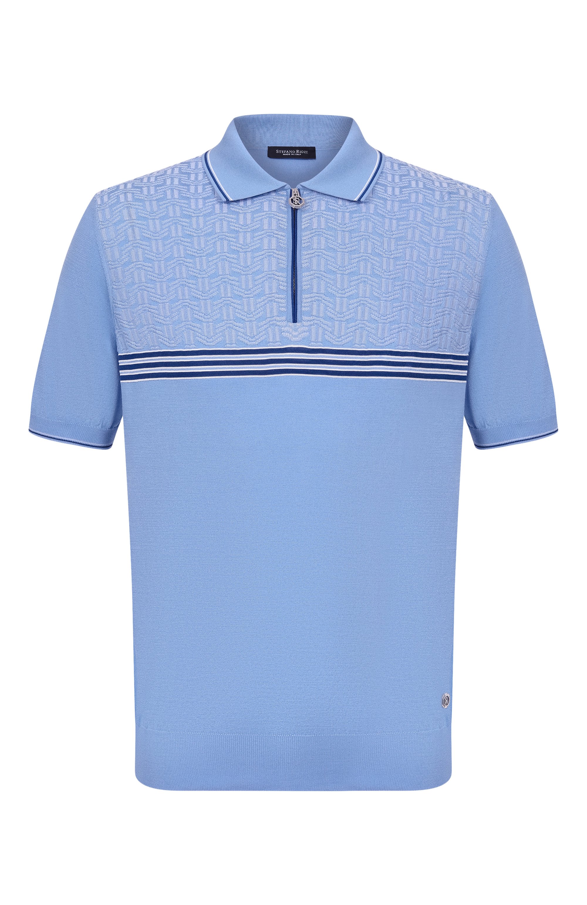 Поло из шелка и хлопка STEFANO RICCI, арт. K818117P31/F26283, фото 1