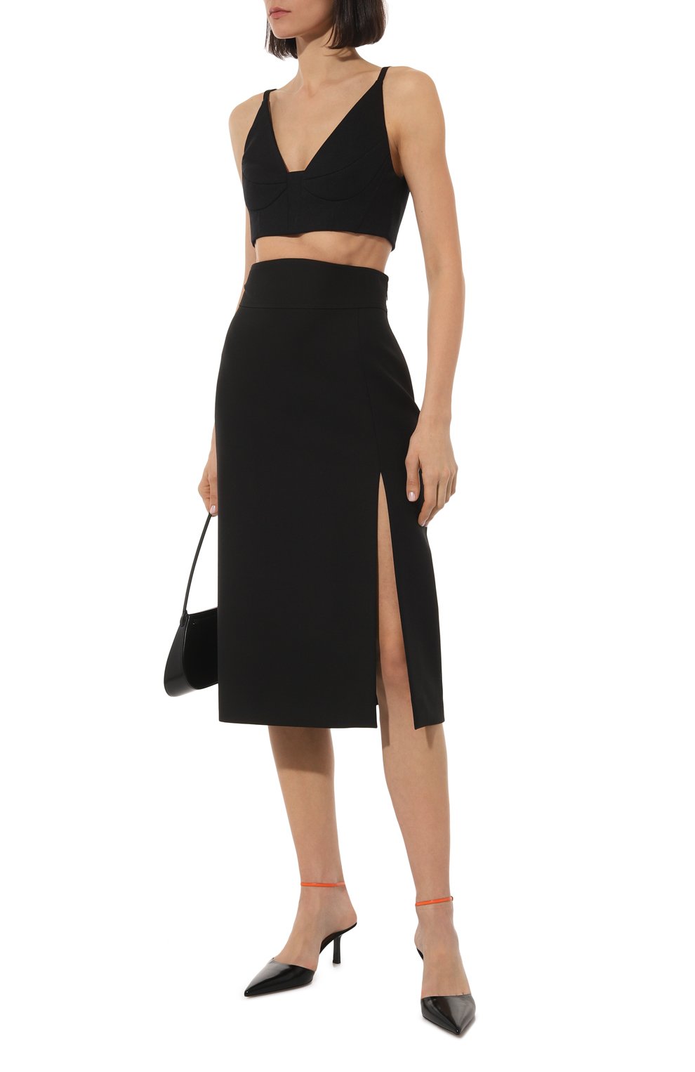 Юбка из шелка и шерсти GUCCI, арт. 623173 ZAD88, фото 2