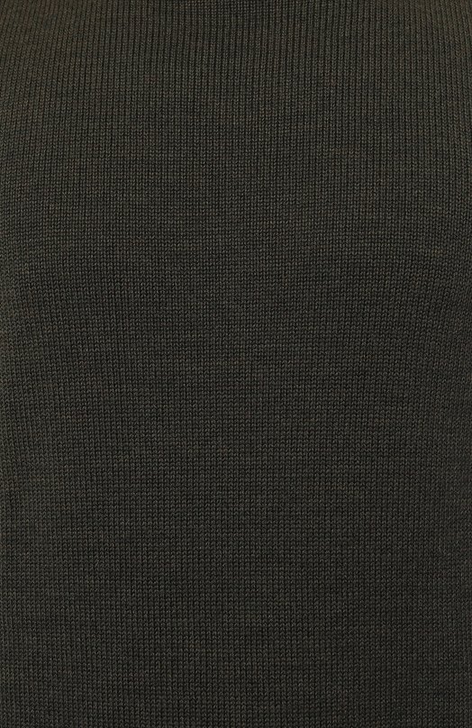 Шерстяной свитер Dondup UT167/M00856U 002 Хаки  UT167/M00856U 002 Фото 5