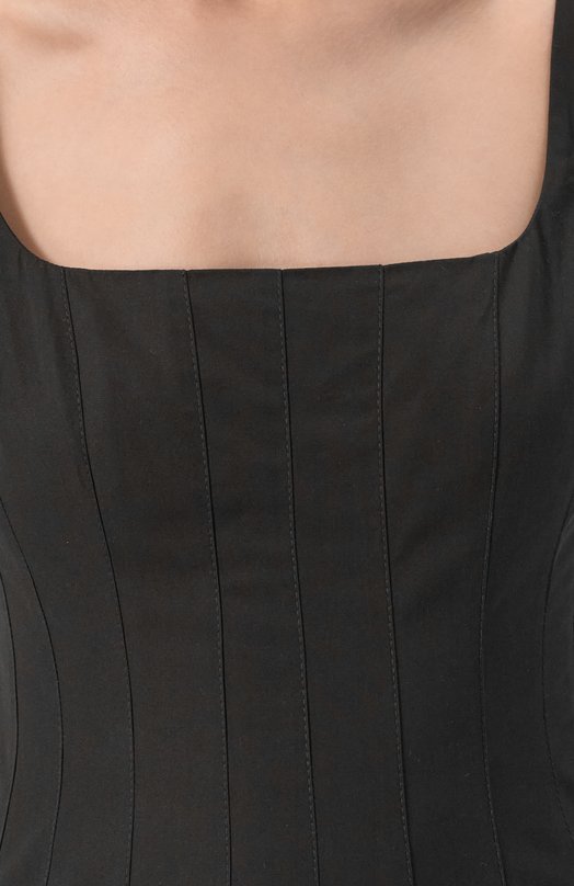 Хлопковое платье Jacquemus 25E/251DR224-1519 Чёрный  25E/251DR224-1519 Фото 5