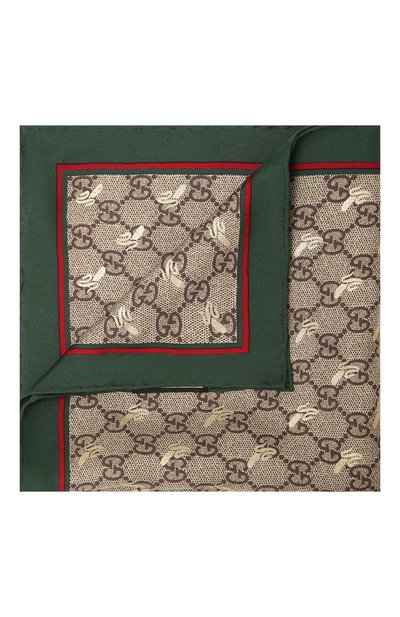 Мужской шелковый платок GUCCI, арт. 663710/4G001