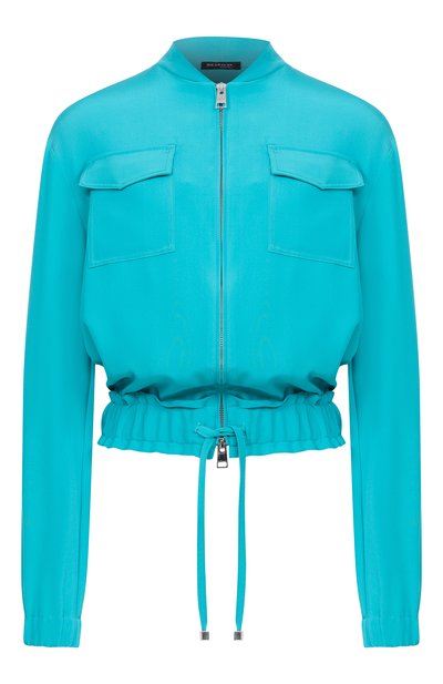 Женский шелковый бомбер KITON, арт. D59416K0977A