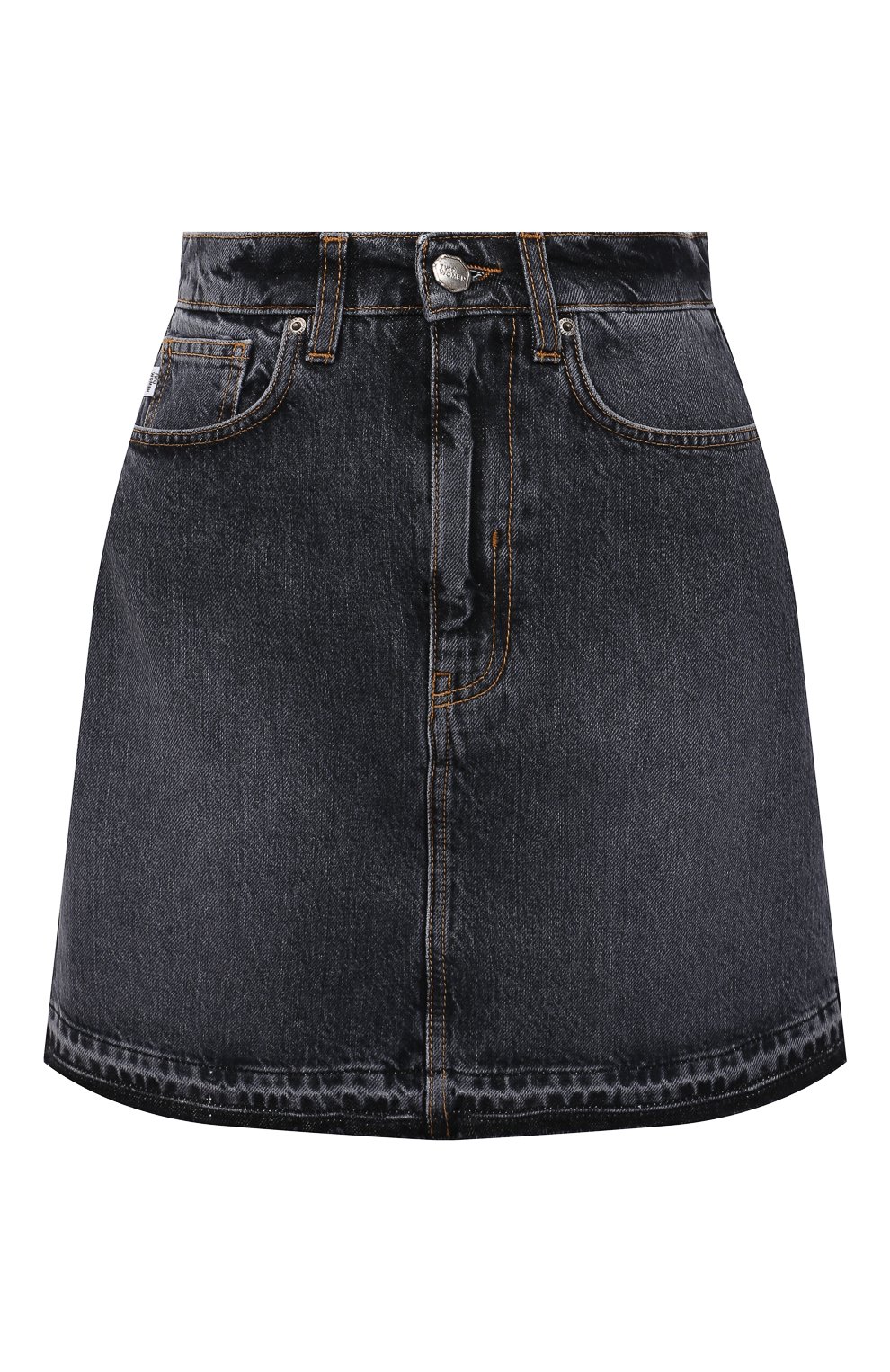 Джинсовая юбка TWO WOMEN IN THE WORLD серого цвета по цене 17640 руб., арт. A12OW7 Fosca, фото 1 Джинсовая юбка TWO WOMEN IN THE WORLD, арт. A12OW7 Fosca, фото 1