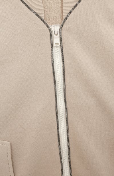 Хлопковая толстовка BRUNELLO CUCINELLI, арт. BD869E269B, фото 3