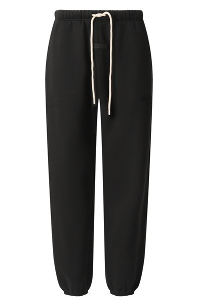Хлопковые джоггеры FEAR OF GOD черного цвета по цене 17550 руб., арт. 130BT232020F-M, фото 1 Хлопковые джоггеры FEAR OF GOD, арт. 130BT232020F-M, фото 1