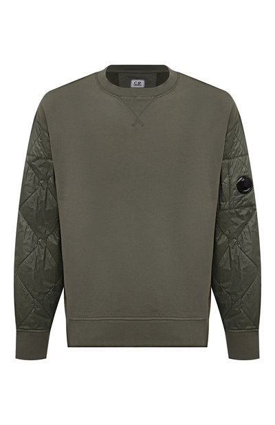 Комбинированный свитшот C.P. COMPANY, арт. 17CMSS003A005835M, фото 1