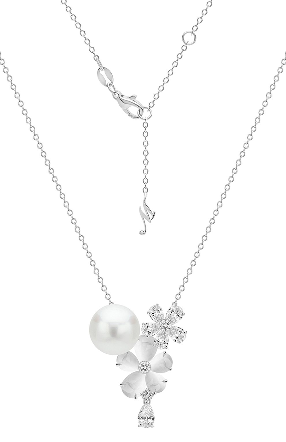 Кулон MERCURY бесцветного цвета по цене 2119000 руб., арт. MP23158/PRL11/MST/FL, фото 1 Кулон MERCURY, арт. MP23158/PRL11/MST/FL, фото 1