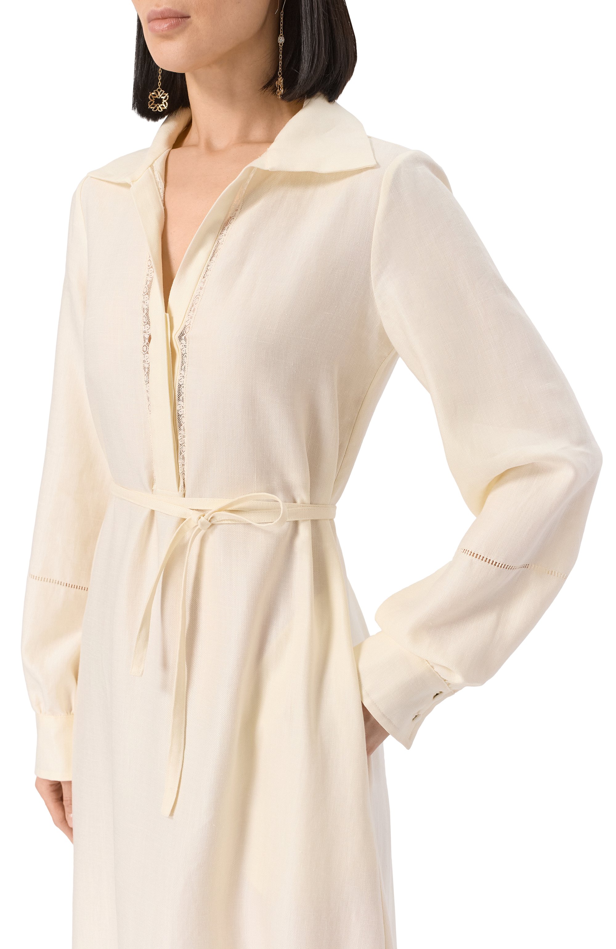 Платье изо льна и шелка MVST, арт. 25E/X2P/0/H011/5546, фото 5