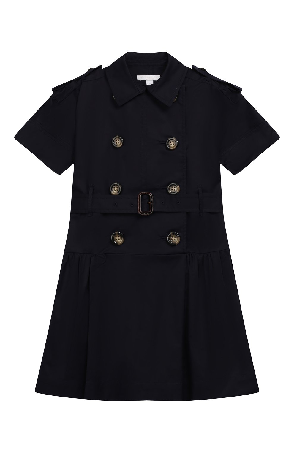 Хлопковое платье с поясом BURBERRY, арт. 8004483, фото 1