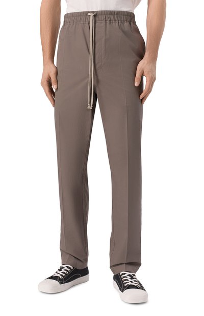 Хлопковые брюки RICK OWENS, арт. RU01E5390/P, фото 3