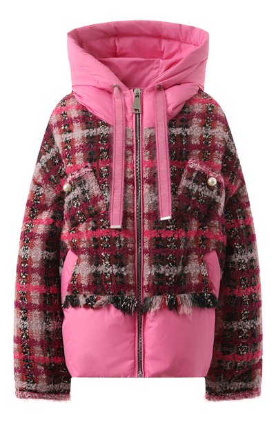 Женский твидовый пуховик KHRISJOY, арт. KWF24R0607/TWNY02