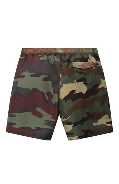 Плавки-шорты DOLCE & GABBANA хаки цвета по цене 22300 руб., арт. L4J832/G7B1S/8-14, фото 2 Плавки-шорты DOLCE & GABBANA, арт. L4J832/G7B1S/8-14, фото 2