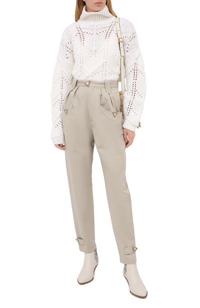 Хлопковые брюки ISABEL MARANT ETOILE, арт. PA1708-20A030E/PULCIE, фото 2