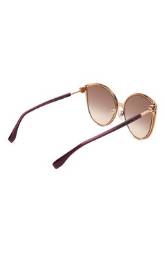 Женские солнцезащитные очки FENDI кремового цвета, арт. 0395/F DDB | Фото 4 (Статус проверки: Проверена категория; Тип очков: С/з; Региональные ограничения белый список (Axapta Mercury): RU, Не проставлено; Нос: Не проставлено; Материал: Пластик, Металл; Очки форма: Бабоч�ка; Оптика Гендер: оптика-женское)