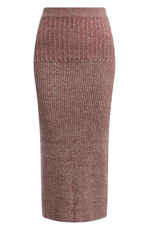 

Юбка из шерсти и вискозы Victoria Beckham, Розовый