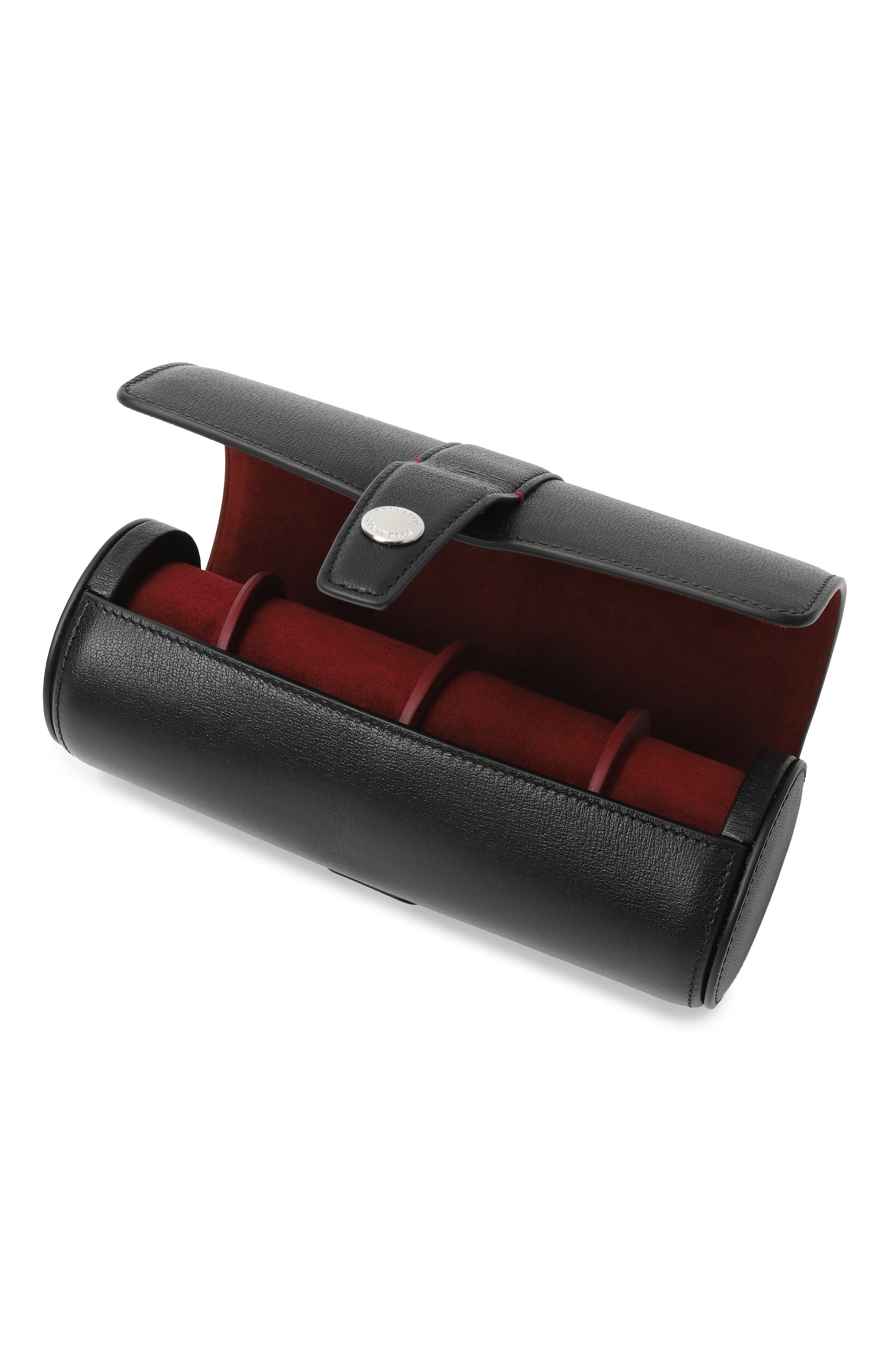 Кожаный футляр для часов BRUNELLO CUCINELLI черного цвета по цене 158500 руб., арт. MWRLBU161, фото 4 Кожаный футляр для часов BRUNELLO CUCINELLI, арт. MWRLBU161, фото 4