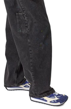 Мужские комбинированные кроссовки orbit BOTTEGA VENETA синего цвета, арт. 816635/V55B0 | Фото 3 (Материал внутренний: Текстиль; Материал сплава: Проставлено; Материал внешний: Текстиль; Подошва: Плоская; Драгоценные камни: Проставлено; Материал утеплителя: Без утеплителя; Стили: Классический; Кросс-КТ: Низкие)