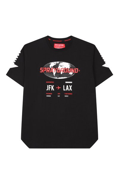 Хлопковая футболка SPRAYGROUND, арт. 21PESPY192/TAKE-0FF T-SHIRT J