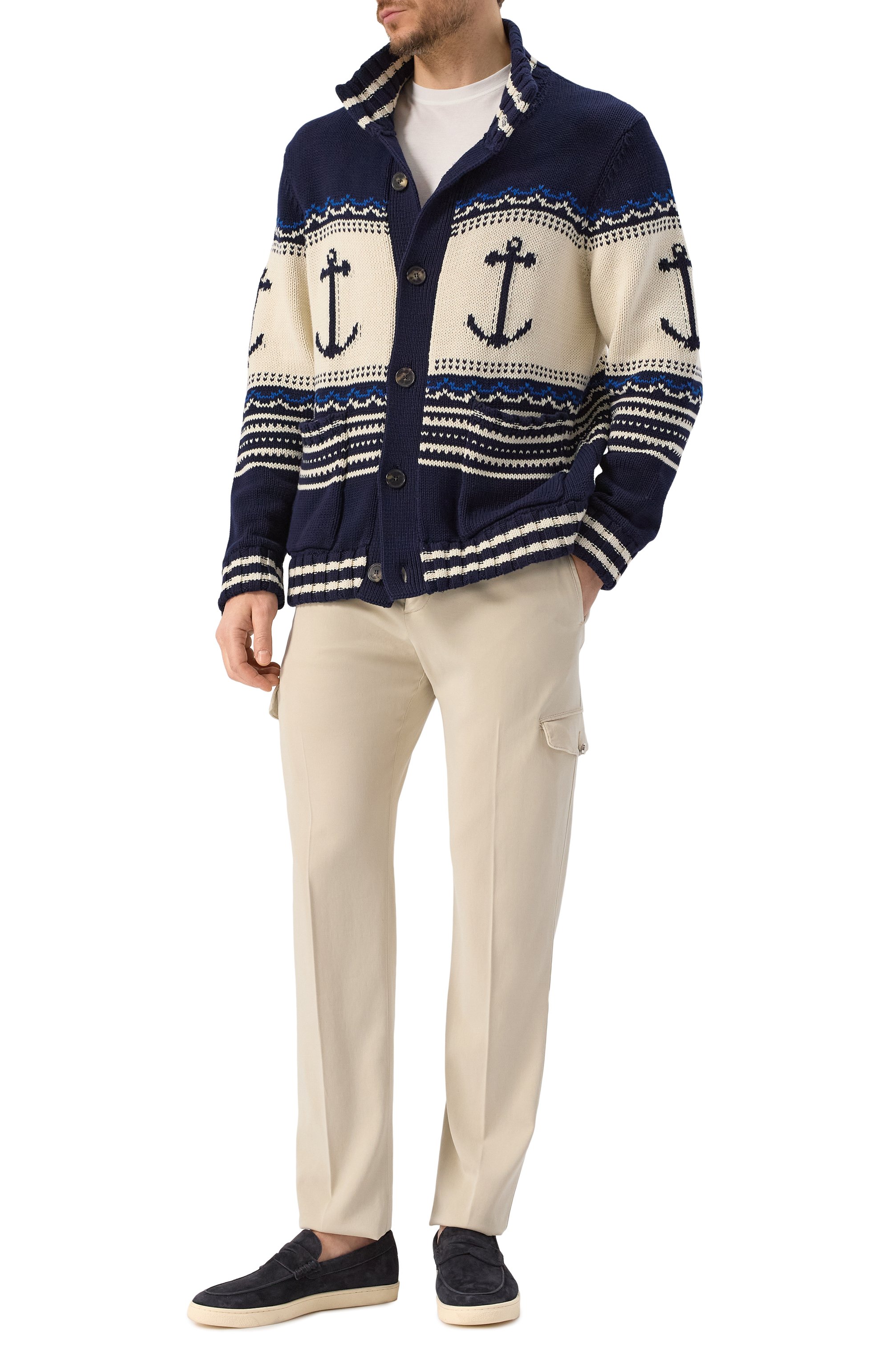 Хлопковый кардиган JACOB COHEN, арт. 25E P/JUR_SJ001 000 X0001 FL, фото 2