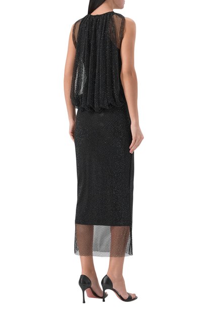 Платье с отделкой стразами SPORTMAX, арт. SPXPAPPA, фото 3