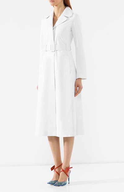 Кожаное пальто OFF-WHITE, арт. 0WJA013S19D630510101, фото 3