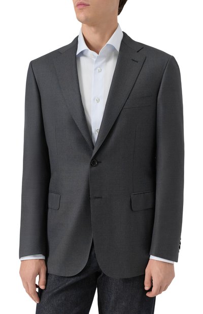 Шерстяной пиджак BRIONI, арт. RA000L/P5AMI_1, фото 4