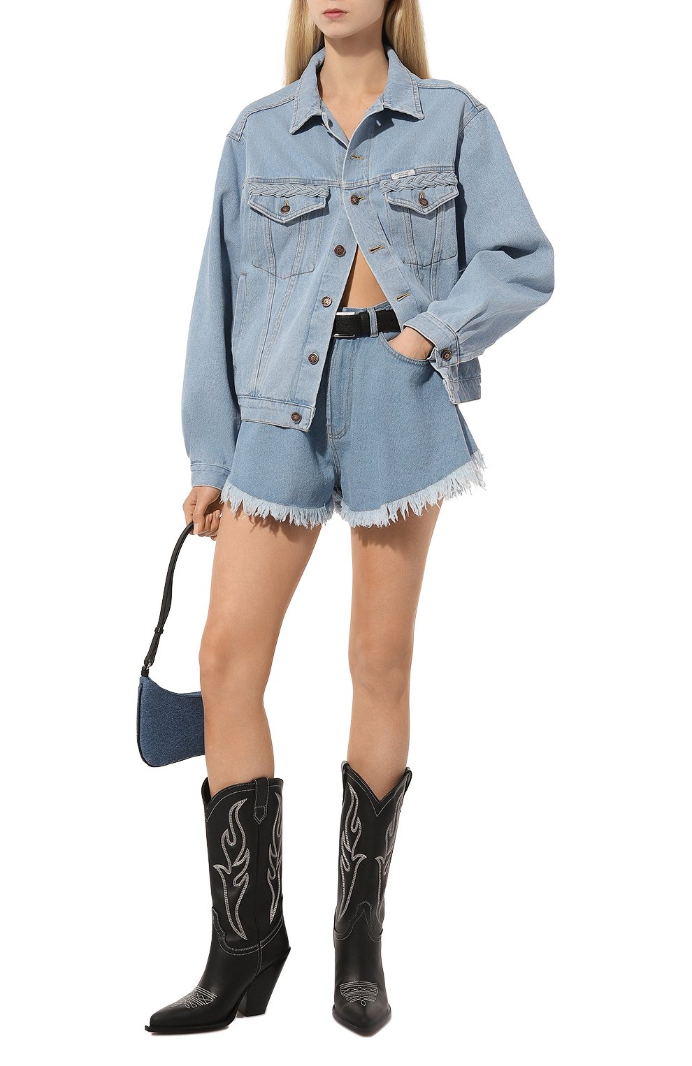 Джинсовые шорты FORTE DEI MARMI COUTURE, арт. 24SF1859, фото 2