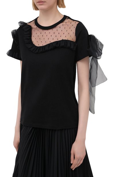 Хлопковый топ REDVALENTINO, арт. VR0MG09R/5WM, фото 3