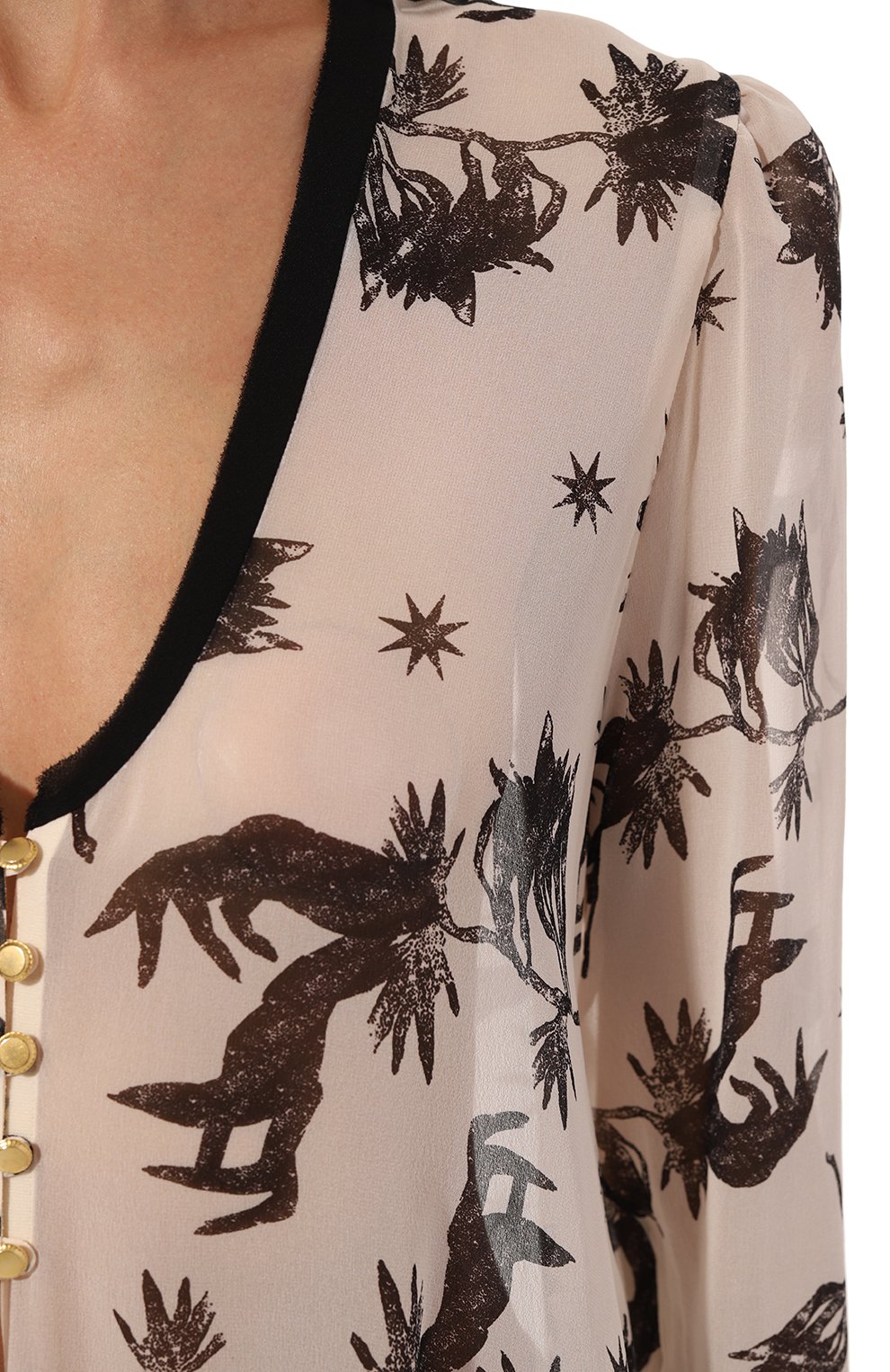 Шелковая блузка ULYANA SERGEENKO, арт. CMA004SS23Morocco3179т22, фото 5