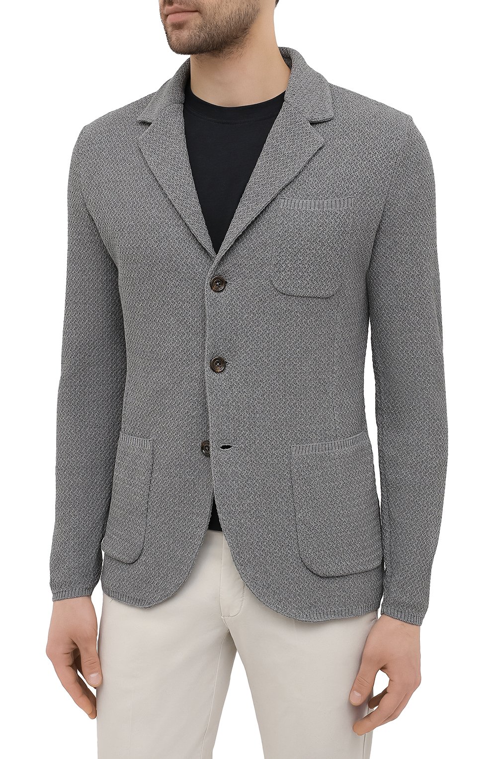 Хлопковый пиджак ELEVENTY PLATINUM, арт. C76GIAC02 MAG0A001, фото 3