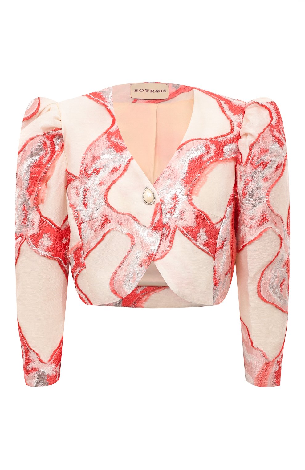 Жакет из вискозы BOTROIS молочного цвета по цене 27900 руб., арт. SKU1110507332, фото 1 Жакет из вискозы BOTROIS, арт. SKU1110507332, фото 1