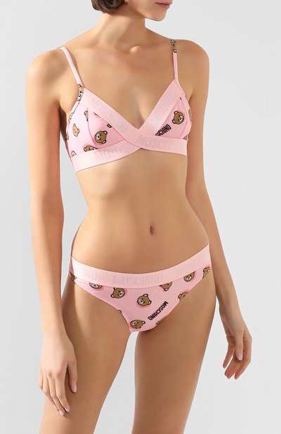 Трусы-слипы MOSCHINO розового цвета по цене 4840 руб., арт. A4729/9005, фото 2 Трусы-слипы MOSCHINO, арт. A4729/9005, фото 2