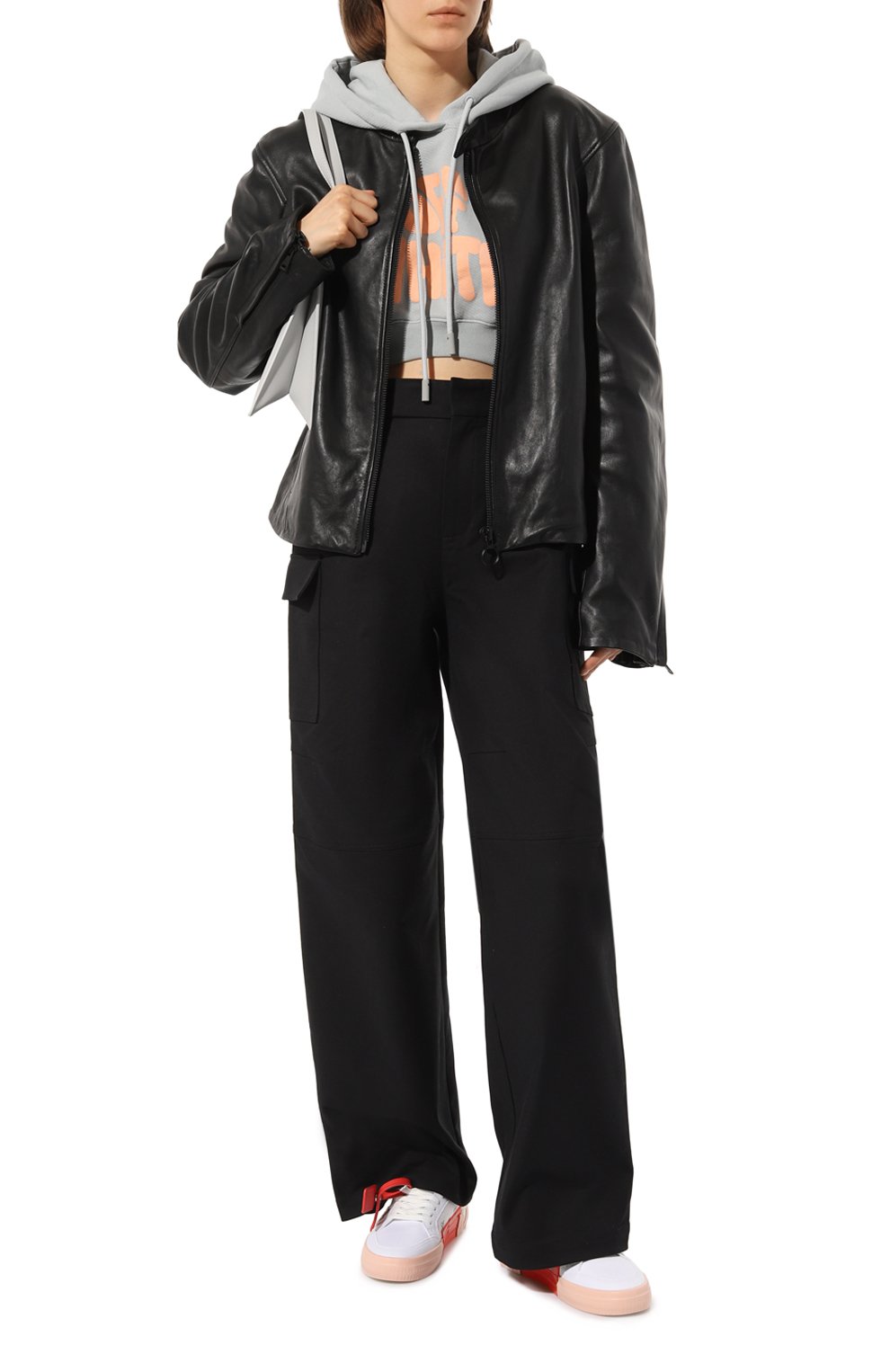 Текстильные кеды vulcanized OFF-WHITE, арт. OWIA272S23FAB0020134, фото 2