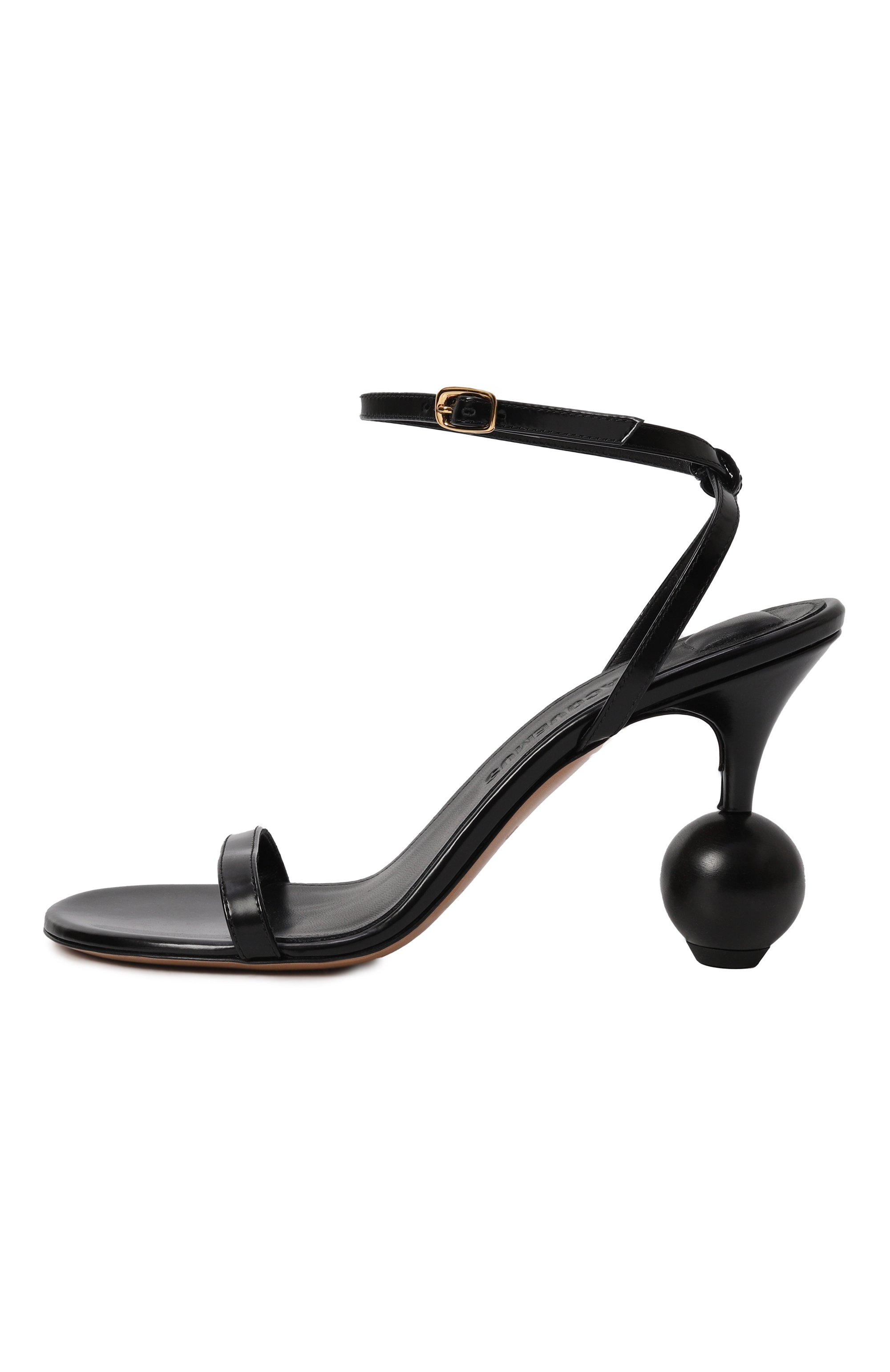 Кожаные босоножки bisou 105 JACQUEMUS, арт. 24H/243F0149-4036, фото 4