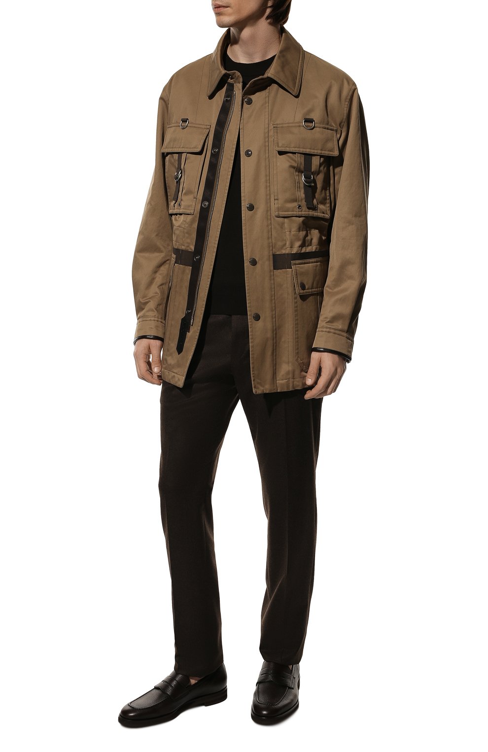 Кожаные пенни-лоферы BARRETT, арт. 222U015.7/CERV0 ASP0RTABILE, фото 2