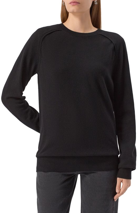 Пуловер из шерсти и кашемира Ann Demeulemeester B0012378/FA147 Чёрный  B0012378/FA147 Фото 3