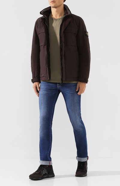 Хлопковый лонгслив STONE ISLAND SHADOW PROJECT хаки цвета по цене 16200 руб., арт. 711920214, фото 2 Хлопковый лонгслив STONE ISLAND SHADOW PROJECT, арт. 711920214, фото 2