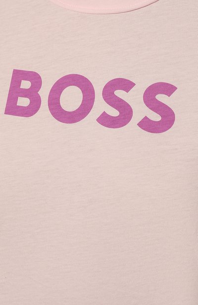 Хлопковая футболка BOSS, арт. 50472255, фото 5
