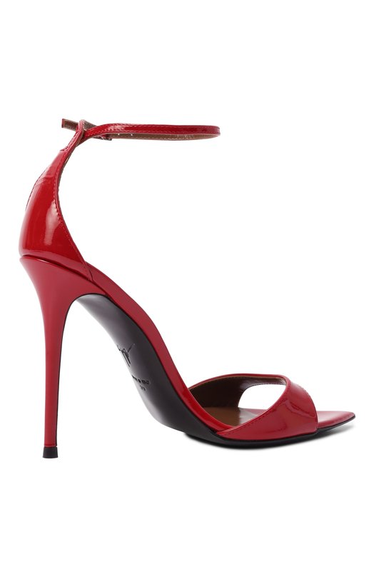 Кожаные босоножки Intriigo Strap 105 Giuseppe Zanotti Design I400005 Красный  I400005 Фото 5
