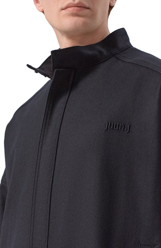 Шерстяной бомбер Juun.J JC6164P03 Чёрный  JC6164P03 Фото 5