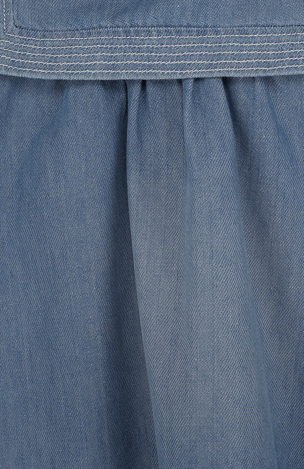 Хлопковое платье свободного кроя CHLOÉ, арт. C02178/3M-18M, фото 3