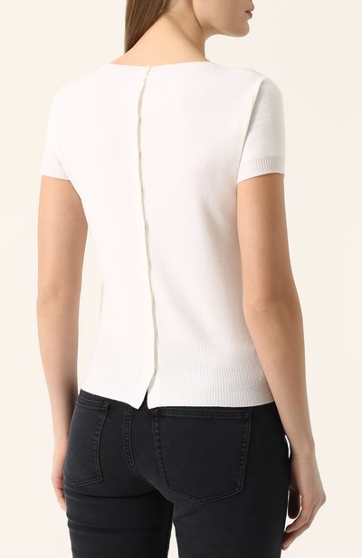 Кашемировый топ с круглым вырезом LORO PIANA, арт. FAI0933, фото 4