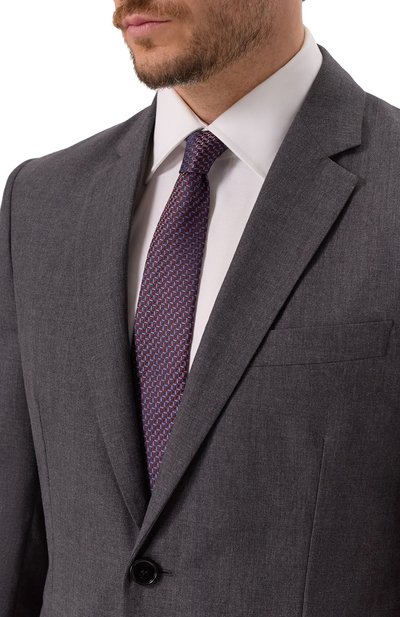 Шелковый галстук CANALI, арт. 18/HJ04409, фото 2