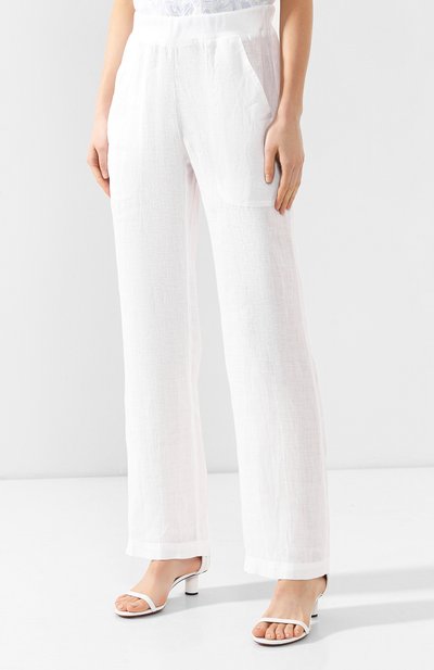 Льняные брюки LA FABBRICA DEL LINO, арт. ES900, фото 3