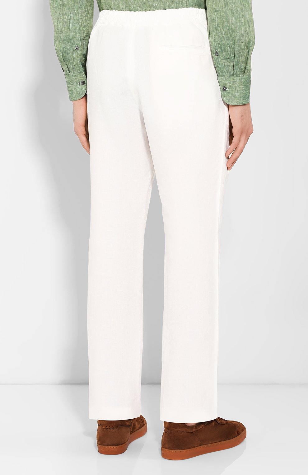 Льняные брюки ZEGNA, арт. VU160/ZZ393, фото 4