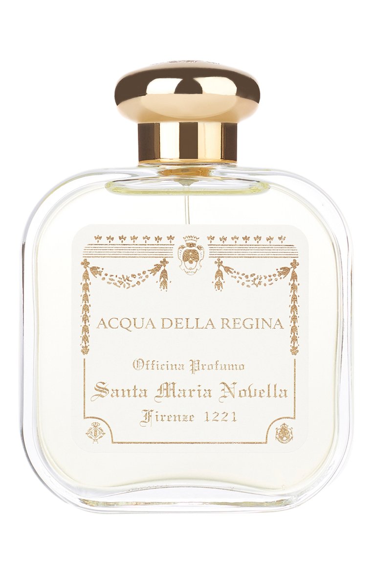 Одеколон acqua della regina (100ml) SANTA MARIA NOVELLA бесцветного цвета, арт. SMN3111101 | Фото 1 (Региональные ограничения белый список (Axapta Mercury): Не проставлено; Нос: Не проставлено; Тип продукта - парфюмерия: Одеколон; Ограничения доставки: flammable)